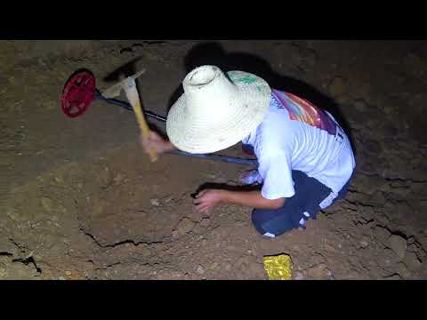 The boy discovered an amazing underground treasure