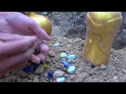 A huge snake has been discovered guarding the treasure in