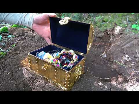 I found a jar full of treasure in the ghost cave