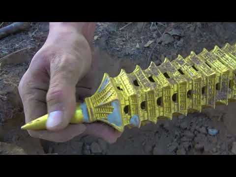 Discovering a giant snake guarding a large treasure in a