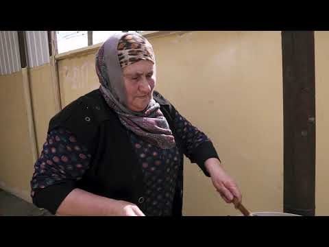 Lezghian BABYSHKA prepares HALVA with flour ISIDA Life in