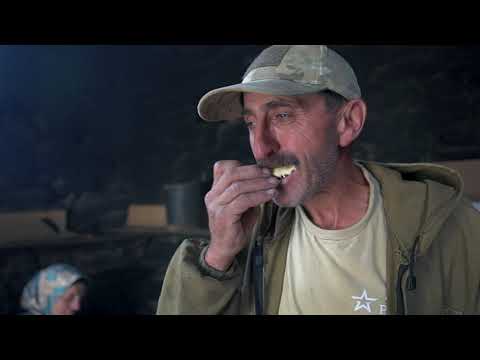 Baking Bread in old stove in DAGESTAN Old Village in