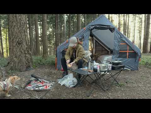 I Wasn t Ready for This Freezing Night Solo Camping With My