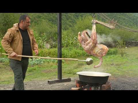 I Deep Fried a Whole Ostrich on Open Fire