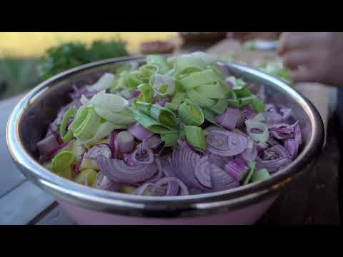Beef Stomach is a Delicacy in our Village Meat under Hot