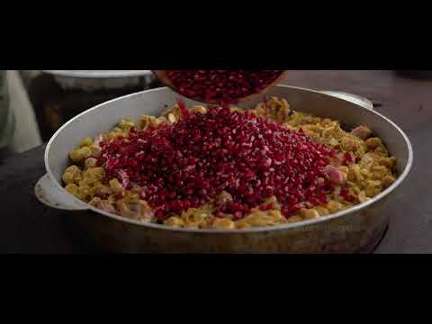 A special Caucasian Chicken dish Cooked in the Village The