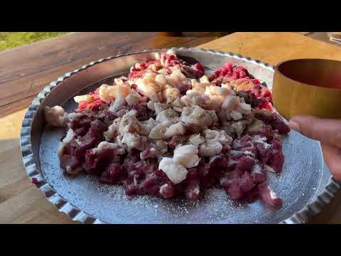 Stuffed Stomach Boiled in a Cauldron Such Minced Meat is