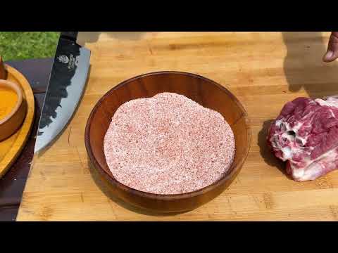 Built A Tandoor For A Gourmet Dish Lamb In A Tandoor On A