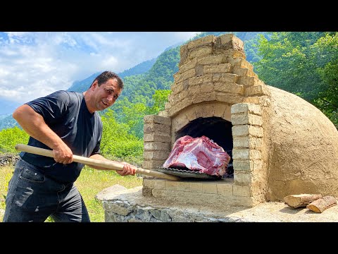 BUILT AN OVEN SPECIALLY FOR A DELICIOUS DINNER IN NATURE 4