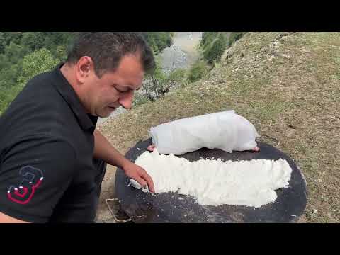 Whole LAMB Cooked under a thick layer of SALT high in the