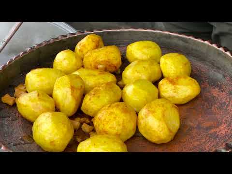 Lamb Thighs with French Fries Cooked in Nature