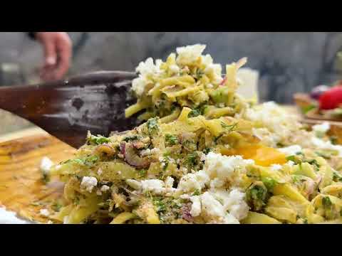 Juicy Steak Cooked on a Finnish Candle Wild Cuisine in the
