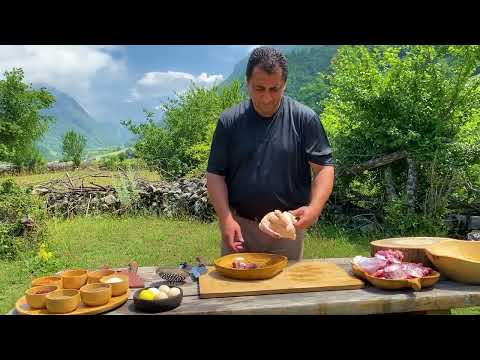 LIFE IN A MOUNTAIN VILLAGE COOKED A REAL COMPOTE AND A