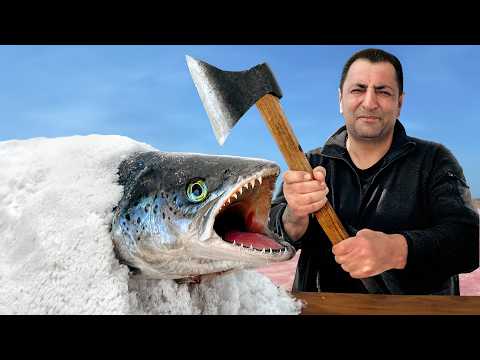 How to Bake Fish in a Fiery Salt Shell Harvesting Salt from