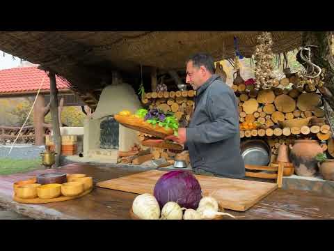 Grilled Chicken using a Spit on a Watermill 100 Chickens at