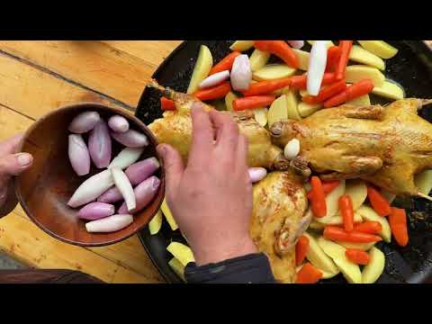 Recipe For Crispy Duck Baked In The Oven With Tender Rice