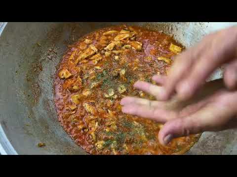 Collecting Homemade Village Honey And Cooking Stewed