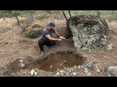 Horasanlı Kayada Gizemli İşaret ! Define Çıktı