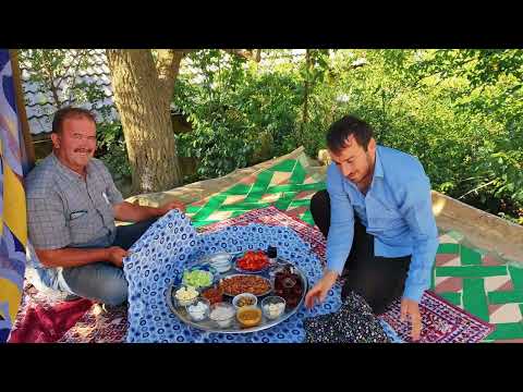 SAMANI BİZ ÇEKTİK YEMEĞİ KOMŞULAR HAZIRLADI DAMDA YEDİK