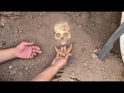 We found the knight's tomb with a metal detector. ( Treasure Hunting With Metal Detector )