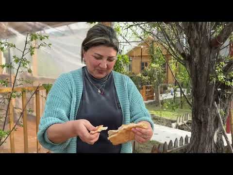Relaxing Village Life Azerbaijani Women Cooking Tail Fat