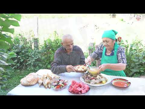 HARVESTİNG VEGETABLES in the Caucasus Mountains - LAMB RIBS