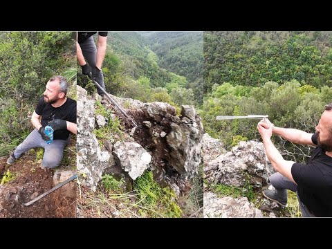Kerim Babayla Zorlu Bölgedeki Defineyi Bulduk
