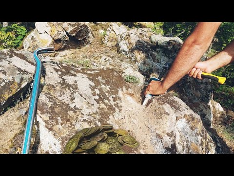 Oyma İşaretli Kayada Gizli Define Kasasını Buldum