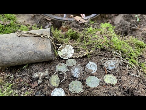 DEFİNE KÜPÜ BULDUM İÇİ ALTIN VE SİKKE DOLU ÇIKTI !! BAKIN NELER ÇIKTI