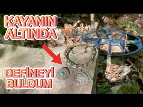 DEFİNE KAYALIĞIN ALTINA GİZLENMİŞ .!!! DEFİNE BULDUM .!!! TUZAKLI DEFİNE KASASI