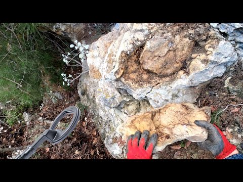 İki Oymanın Yanındaki Kaya Kasasını Açıyorum, Define Bulma Anı, Treasure Find Moment #11