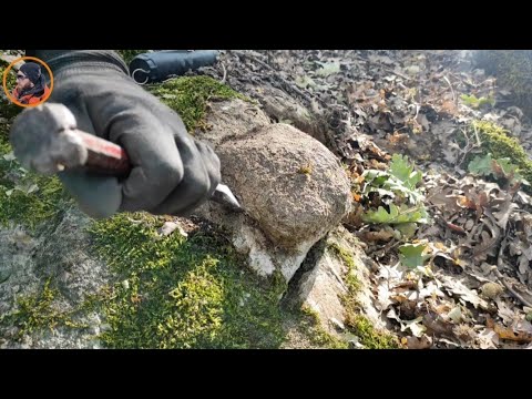 Ürkütücü Mağara Yolunda Kaya Kasasındaki Altın Obje, Define Bulma Anı, Treasure Find Moment #18
