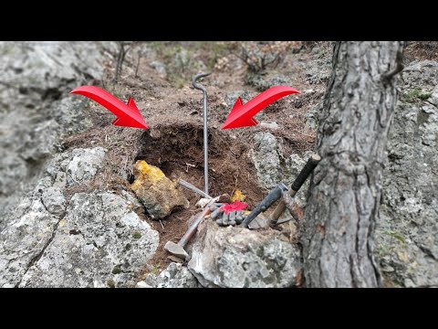 Yarım TONLUK Kayayı Kaldırdım, Altın BAYKUŞ Çıktı, Define Bulma An'ı, Treasure Find Moment #9
